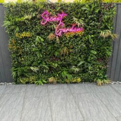 'Secret Garden' neon sign