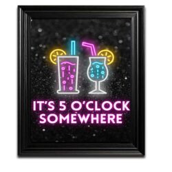 Its 5 o'clock Somewhere Garden Wall Art
