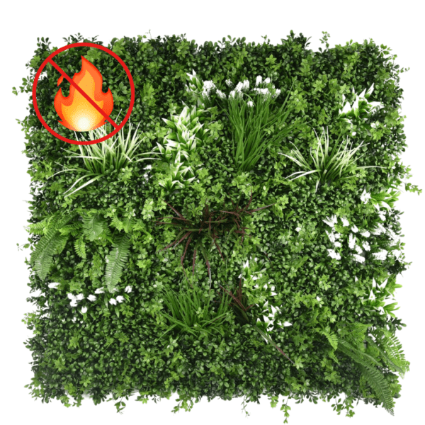 Flame retardant Spring White Artificial Wall Panel