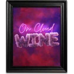 On Cloud Wine (literally) Weatherproof Wall Art