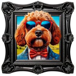 Extra Funky Cockapoo Pet Dog Wall Art