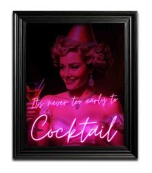 Its never too early to cocktail Weatherproof Wall Art