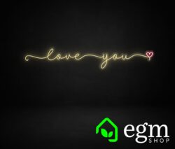 Love You Neon Sign