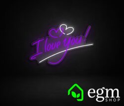I Love You Neon Light