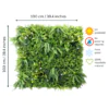 Everglade Artificial Wall Panel 1m