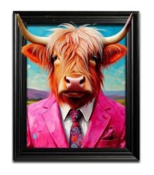 Funky Cow Weather Proof Wall Art
