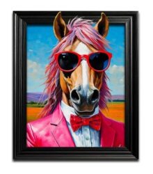 Funky Horse Weather Proof Wall Art