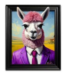 Funky Llama Weather Proof Wall Art