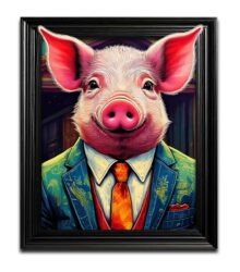Funky Pig Weather Proof Wall Art