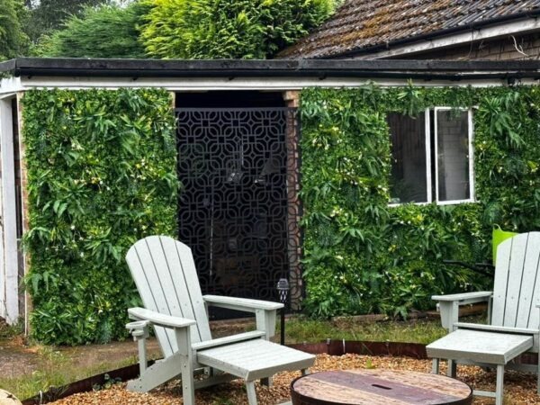 everglade faux wall on garage