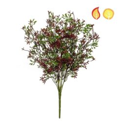 Red Bush Artificial Plant