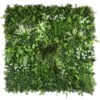 Spring-White artificial living foliage panel