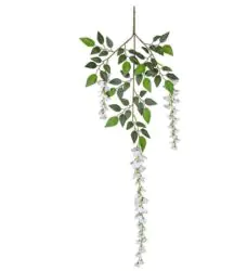 White Wisteria Artificial Plant FR