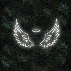 angel wings led lights with halo