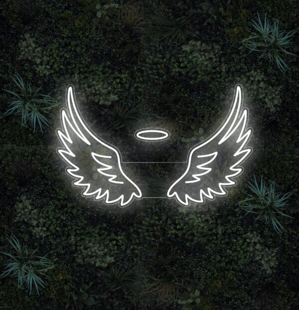 angel wings led lights with halo