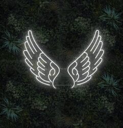 Neon Angel Wings LED Valentine Edition
