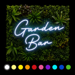 Garden Bar Neon Sign (colour options)