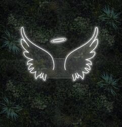 Neon Angel Wings & Halo LED
