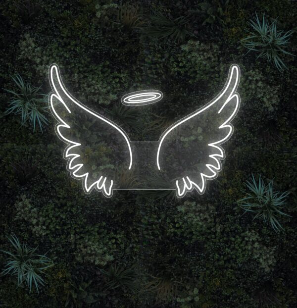 angel wings led lights with halo basic
