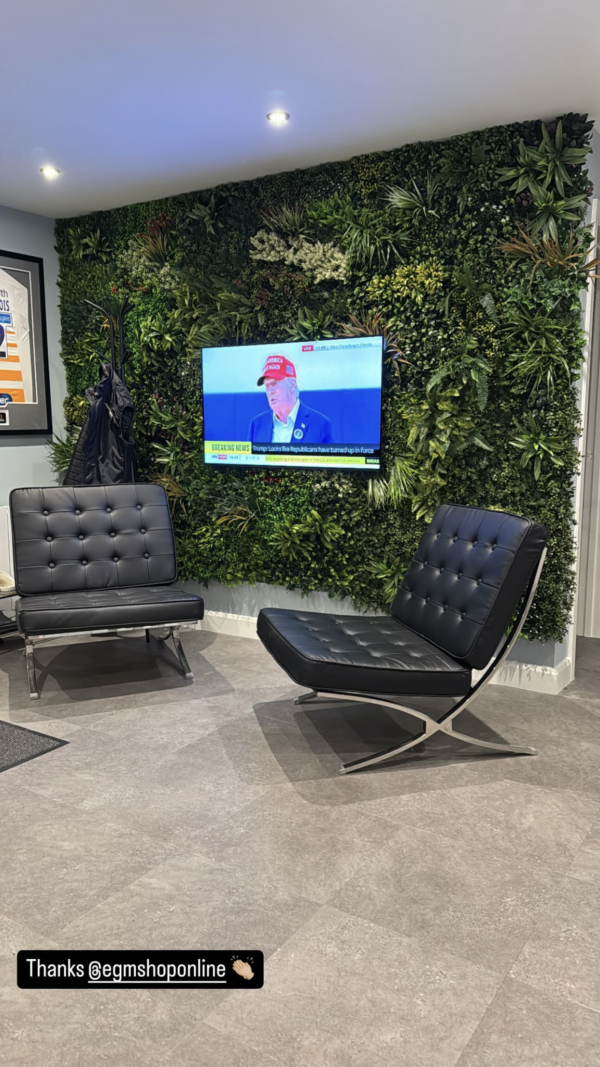 bloom + Florian mixed artificial wall for office 2