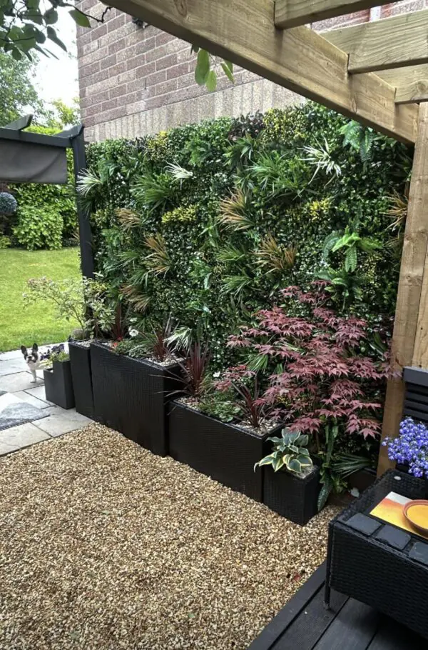 Bloom artificial living foliage panel garden