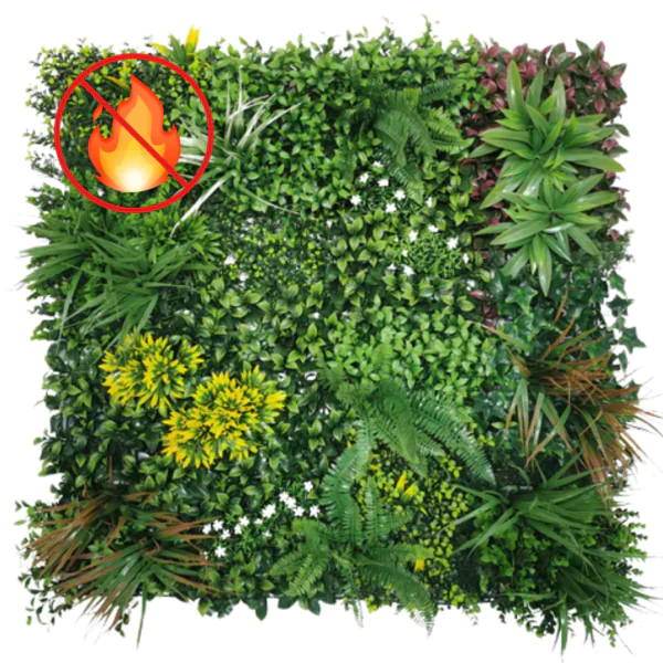 Flame retardant Bloom Artificial Wall Panel