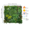 Bloom FR Artificial Wall Panel 1m