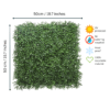 Boxwood Artificial Wall Panel 50cm