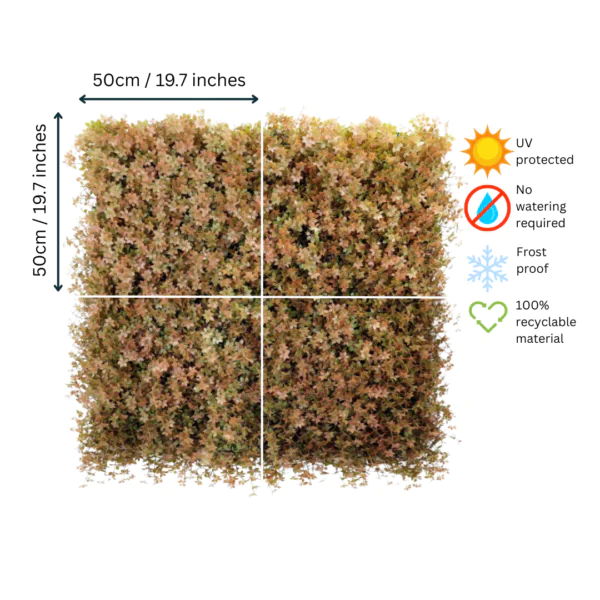 Fall Artificial Wall Panel 50cm