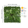 Spring White Artificial Wall Panel 1m