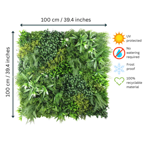 Urban Chill Artificial Wall Panel 1m