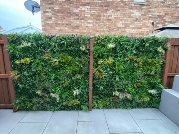 Bloom artificial living foliage panel garden with florian