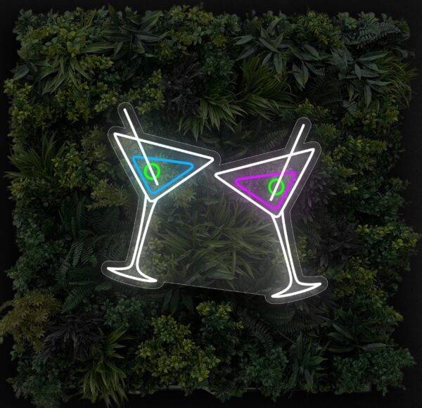 cocktails led neon sign for bars