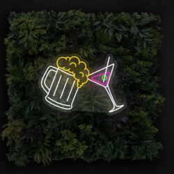 FOAM AND FIZZ PINK led neon