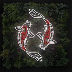 Koi Fish LED Neon Sign (Orange)