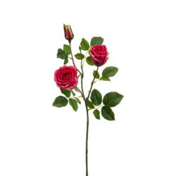 Artificial Dark Pink Rose Flower