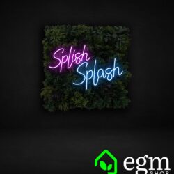 Splish splash led neon sign
