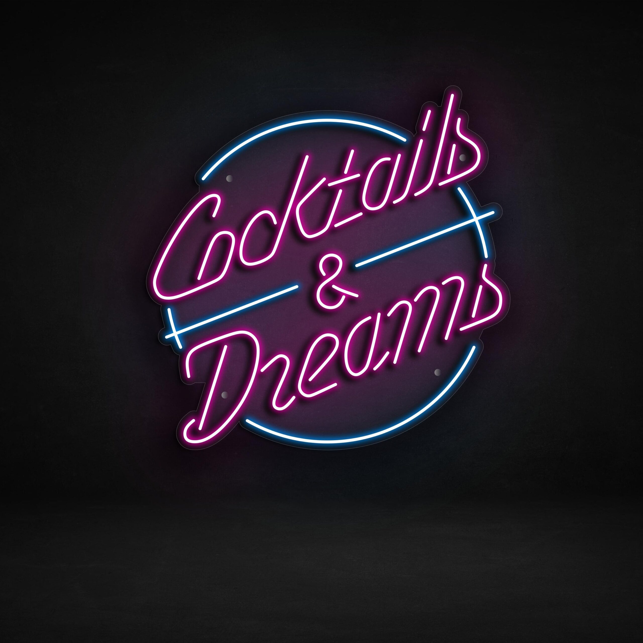 Buy Cocktails & Dreams LED Neon Sign Online With EGM