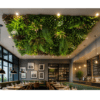 paradise ceiling with plants