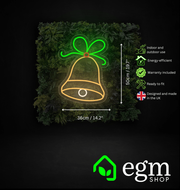 xmas bell led small