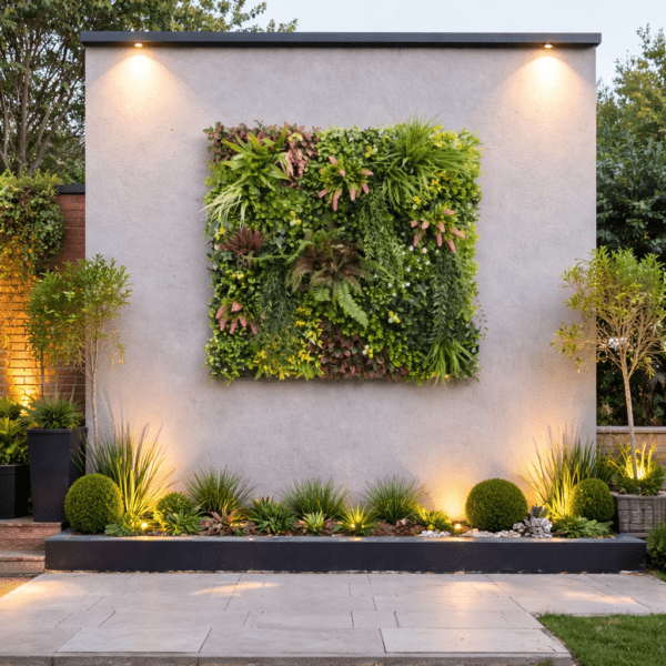 paradise on garden wall