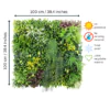 tropical artificial living wall panel