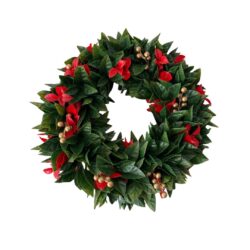 Poinsettia Wreath