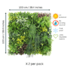 tropical artificial living wall panel